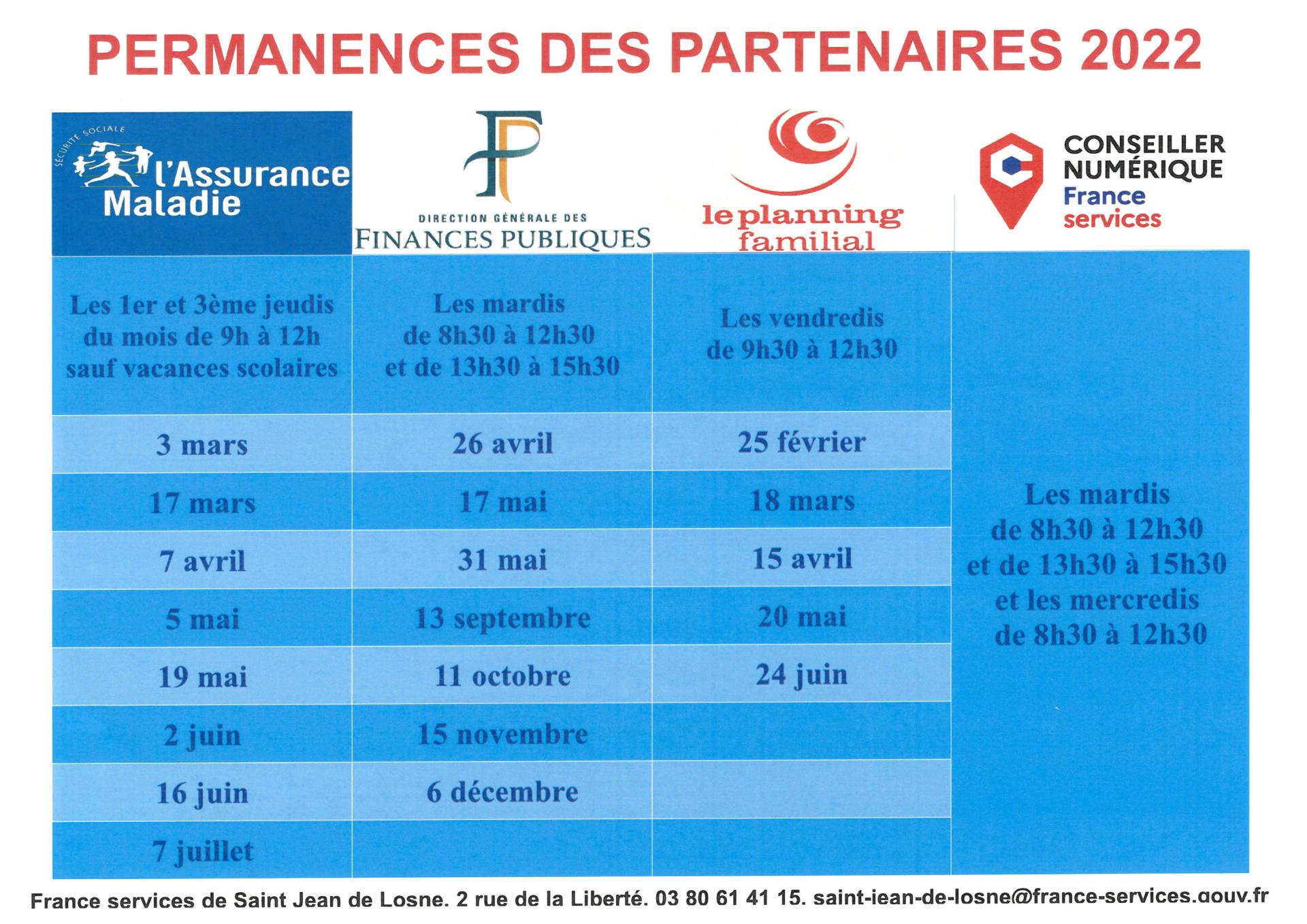 permanences France Services