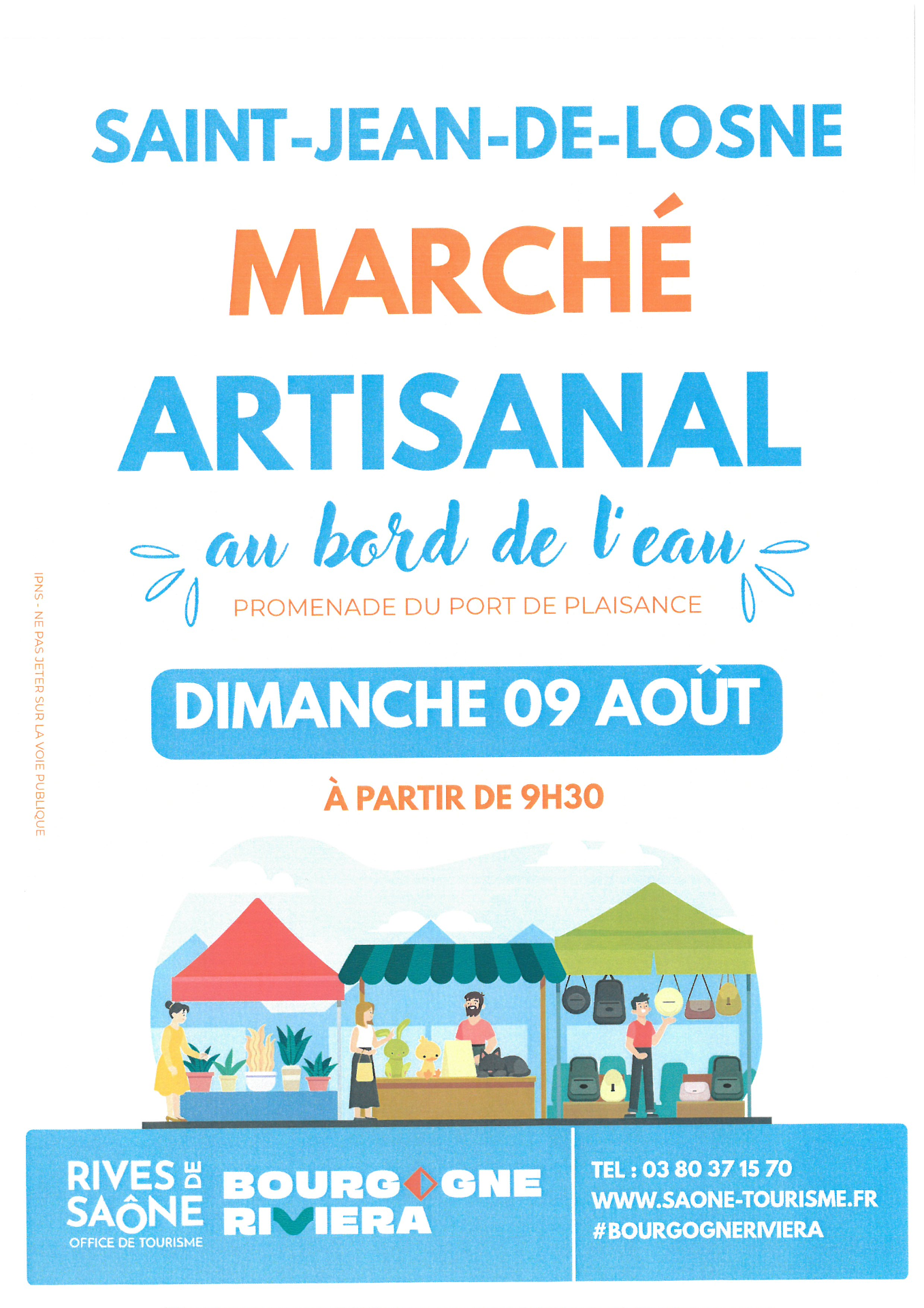 Marché artisanal à Saint-Jean de Losne