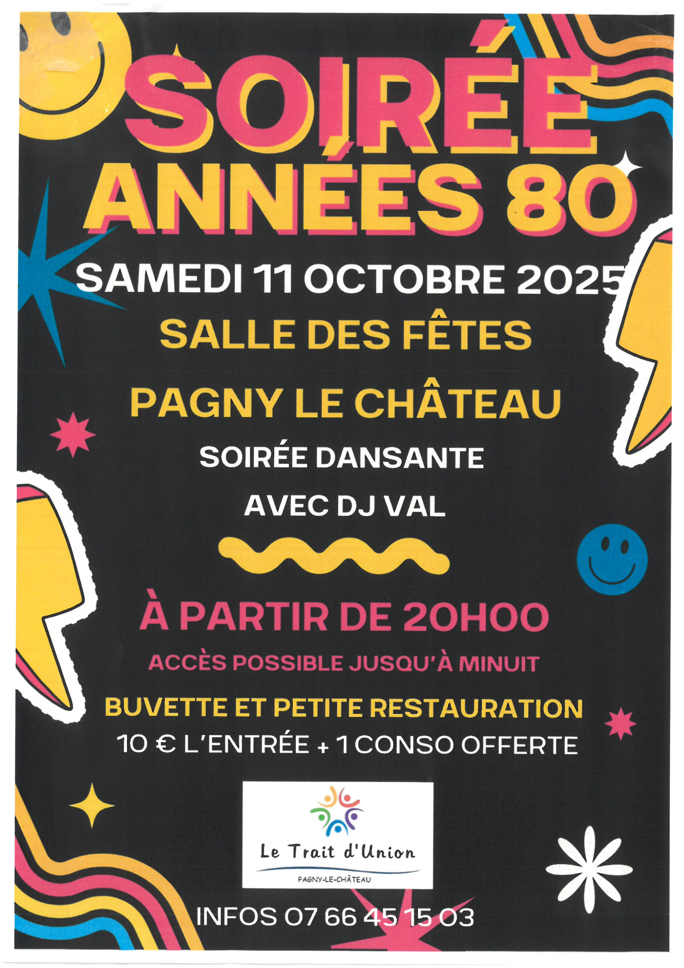 Soirée années 80 Pagny-le-Château